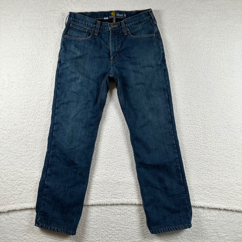 Carhartt Men's Relaxed Jeans - Dark Blue Denim